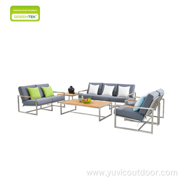 Hot Sale Sofa Teak Side Table Outdoor Set